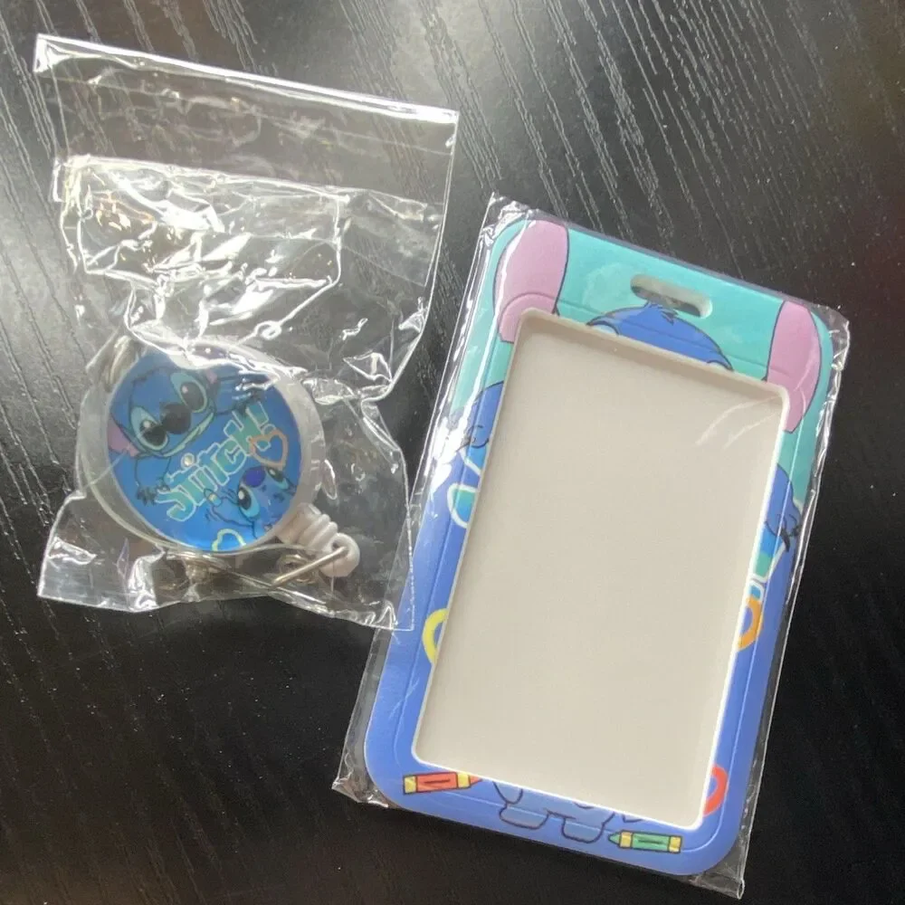 Disney Stitch Blue Plastic ID Badge/Document Holder, Lilo & Stitch